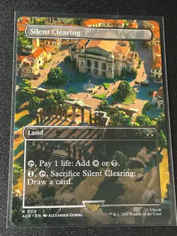 Silent Clearing (Borderless) - UB: Assassin's Creed NM Magic: the Gathering - Image 1