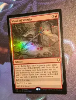 MTG * FOIL Bundle Promo * Battle for Baldur's Gate Rare WAND OF WONDER NM - Image 1