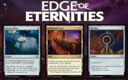 3x (1/ea) - Commander EDGE of ETERNITIES Lot - Sol Ring Command Tower Arcane Sig - Image 1