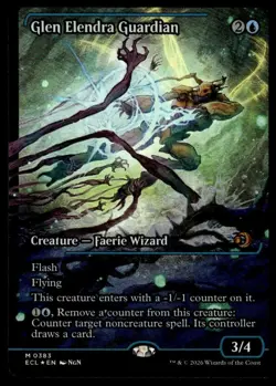 Glen Elendra Guardian (0383) (Showcase) - Lorwyn Eclipsed - Foil - MTG Magic - Image 1