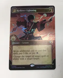 Redirect Lightning (Showcase) Avatar: The Last Airbender Foil - Image 1