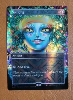 Double Rainbow Foil Sol Ring SLD #1905 Secret Lair Everyone's Invited Commander - Image 1