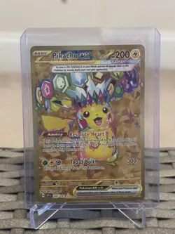 Pokemon Pikachu TCG Card Surging Sparks EX Gold 247/191 - Image 2