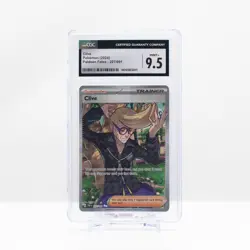 2024 Pokemon Clive Full Art Trainer Paldean Fates #227 - CGC 9.5 Mint+ - Image 2