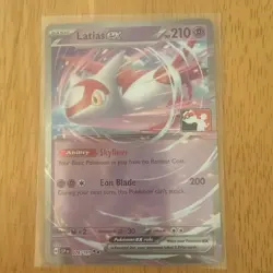 076/191 Latias ex Pokemon TCG Prize Pack Series 7 Play Stamped Surging Sparks - Image 1
