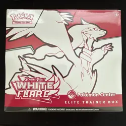 Pokemon TCG: White Flare ETB Elite Trainer Box Pokemon Center Exclusive (Sealed) - Image 1
