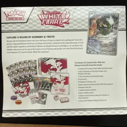 Pokemon TCG: White Flare ETB Elite Trainer Box Pokemon Center Exclusive (Sealed) - Image 2