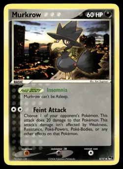 MURKROW - 8/17 Uncommon POP Series 1 Pokemon MP - Image 1
