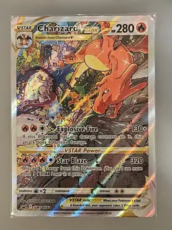 CHARIZARD VSTAR 2022 POKEMON SWSH BLACK STAR PROMOS SWSH262 Q5167 - Image 1