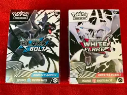 Pokemon Black Bolt and White Flare Booster Bundle Set of 2 Sealed - Image 1