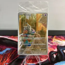 Mimikyu SVP 075 SV: Black Star Promo PF ETB Pokemon TCG - SEALED - Image 1