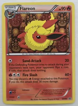 POKEMON TCG FLAREON (PROMO) BW88 BLACK AND WHITE PROMO LP - Image 1
