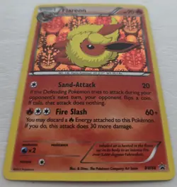 POKEMON TCG FLAREON (PROMO) BW88 BLACK AND WHITE PROMO LP - Image 2