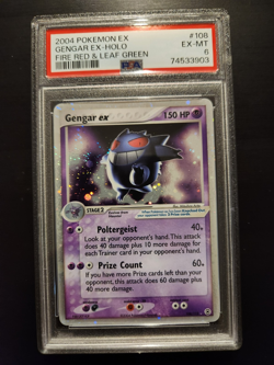 Pokemon - Gengar Ex #108 Fire Red & Leaf Green PSA 6 - Image 1