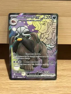Pokemon TCG Arven’s Mabosstiff ex 218/182 - Destined Rivals - Ultra Rare - NM - Image 1