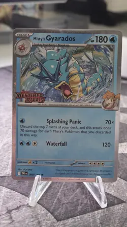 Pokemon Misty's Gyarados Stamped Prerelease Promo 049/182 - Image 1