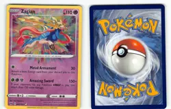 ZACIAN 082/185 AMAZING RARE VIVID VOLTAGE POKEMON NM - Image 1