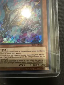 Unchained Soul of Disaster - CHIM-EN010 - Secret Rare - 1st Edition NM YuGiOh! - Image 2