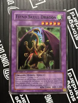 Yugioh Fiend Skull Dragon LOD-039 Super Rare 1st Edition - Image 1
