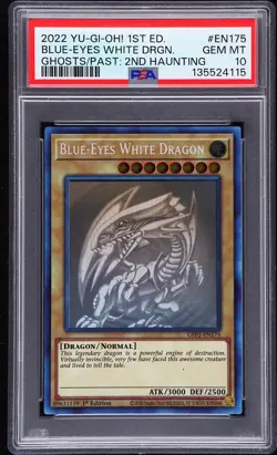 Blue Eyes White Dragon GFP2-EN175 Ghost Rare 1st Edition Yugioh PSA 10 *115 - Image 1