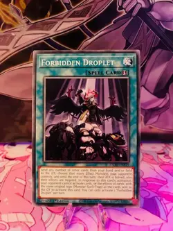 Yu-Gi-Oh! L5DD-ENY29 Forbidden Droplet Common TCG STAPLE EN 1st - Image 1