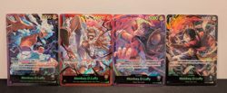 One Piece CCG English Lot of Full Art Deck Leader Cards See Photos - Image 2