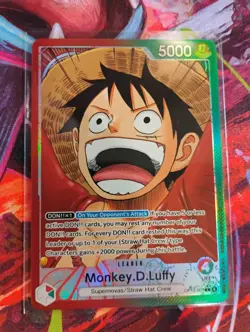 Monkey.D.Luffy (001) (Alternate Art) OP13-001 Carrying On His Will Foil - Image 1