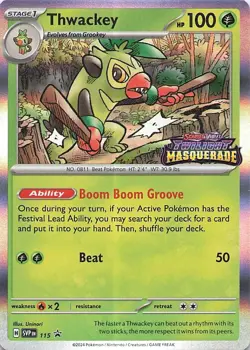 Thwackey - Promo SV: Scarlet & Violet Promo Cards 115 LP Holo - Image 1