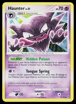 Haunter Platinum Arceus 41/99 Non-holo Uncommon 2009 - Pokemon Card - Image 1