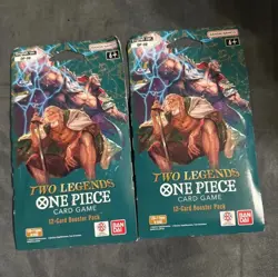 One Piece TWO LEGENDS English Sleeved Booster OP-08 Sealed 12-Card Pack, 2x - Image 1