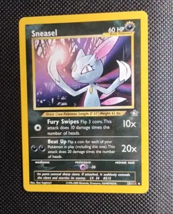 Sneasel Pokemon Card Neo Genesis Non Holo 25/111 WOTC Nintendo - MINT Condition - Image 1