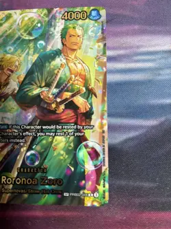Roronoa Zoro PRB02-006 SP Alternate Art Azure Sea's Seven One Piece Card English - Image 5