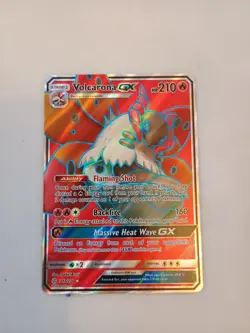 VOLCARONA GX 213/236 POKEMON CARD (COSMIC ECLIPSE SET) FULL ART HOLO - Image 1