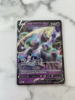 Galarian Rapidash V SWSH111 Ultra Rare Black Star Promo Card(Pokemon SWSH) - Image 2