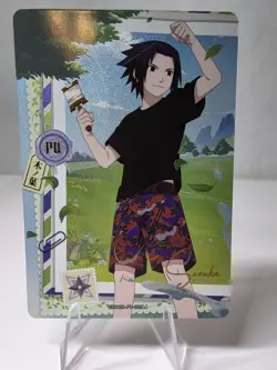 Sasuke Uchiha NRZ06-PU-001L4 Naruto Kayou Card - Image 1