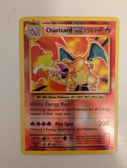 Pokemon Charizard 11/108 Evolutions Holo Rare English 2016 TCG Card, Great Card! - Image 1