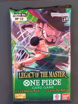 One Piece LEGACY OF THE MASTER English Booster OP-12 (Sealed 12-Card Pack) - Image 1