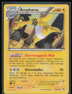 Ampharos Holo 40/124 Pokemon: Dragons Exalted LP Pokemon Card - Image 1