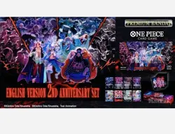 One Piece Card Game TCG 2nd Anniversary English Edition Set BRAND NEW SEALED - Image 1