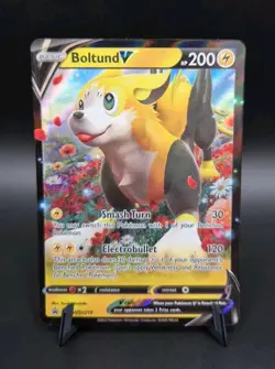 Pokemon TCG: Sword & Shield Promo - SWSH219 - Boltund V Holo Full Art Card - Image 1