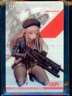 GODDESS OF VICTORY NIKKE Gun Girl Metal Card Collection RAPI Card Japan - Image 1