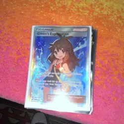 Pokemon TCG Green's Exploration Trainer Supporter Holo Card Lot Nintendo English - Image 2