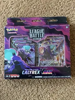 Pokemon Pokemon TCG Shadow Rider Calyrex VMAX League Battle Deck Cards NEW - Image 1