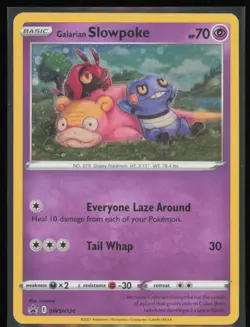Galarian Slowpoke SWSH126 Pokemon Sword & Shield Black Star Promo Cards LP - Image 1