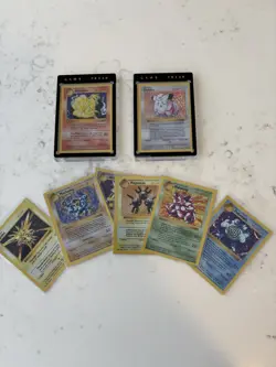 Pokemon Base Set Card Holo Lot x8 (See Description And Photos) - Image 1