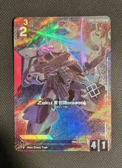 Zaku III (Sleeves) Alternate Art WInner Foil - GD02-048 - Gundam TCG Card Game - Image 1