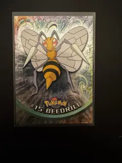 Beedrill 1999 Topps Pokemon TV Card #15 - Image 1
