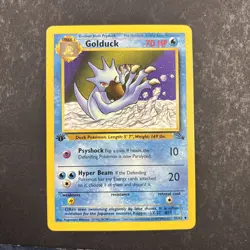 GOLDUCK 35/62 - 1ST EDITION - Fossil - Uncommon - VINTAGE Pokemon Card - LP - Image 1