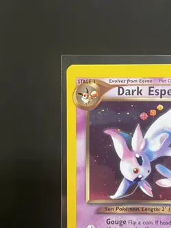 Pokemon TCG Neo Destiny Espeon Dark 4/105 Holo Unlimited Rare Card - Image 2