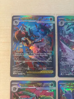 SET 4pz Mega EX Pokemon special Fan Card , ENG , NM or M condition - Image 2